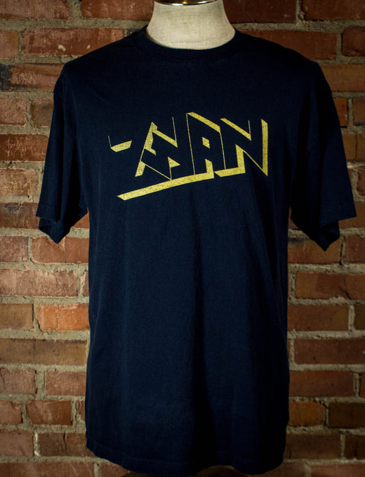 Vintage ZWAN Billy Corgan Of Smashing Pumpkins Navy Concert T Shirt Unisex Large